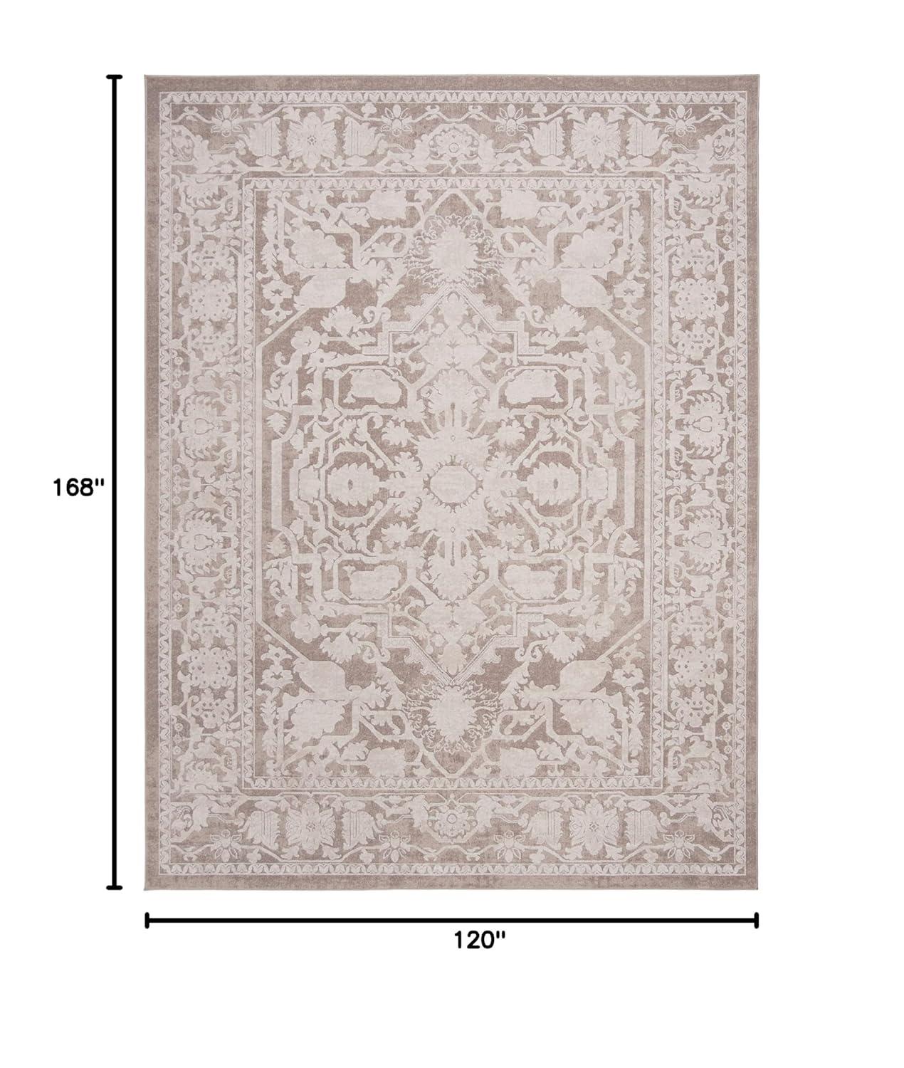 Reflection RFT665 Power Loomed Indoor Area Rug - 10'x14' - Beige/Cream - Safavieh