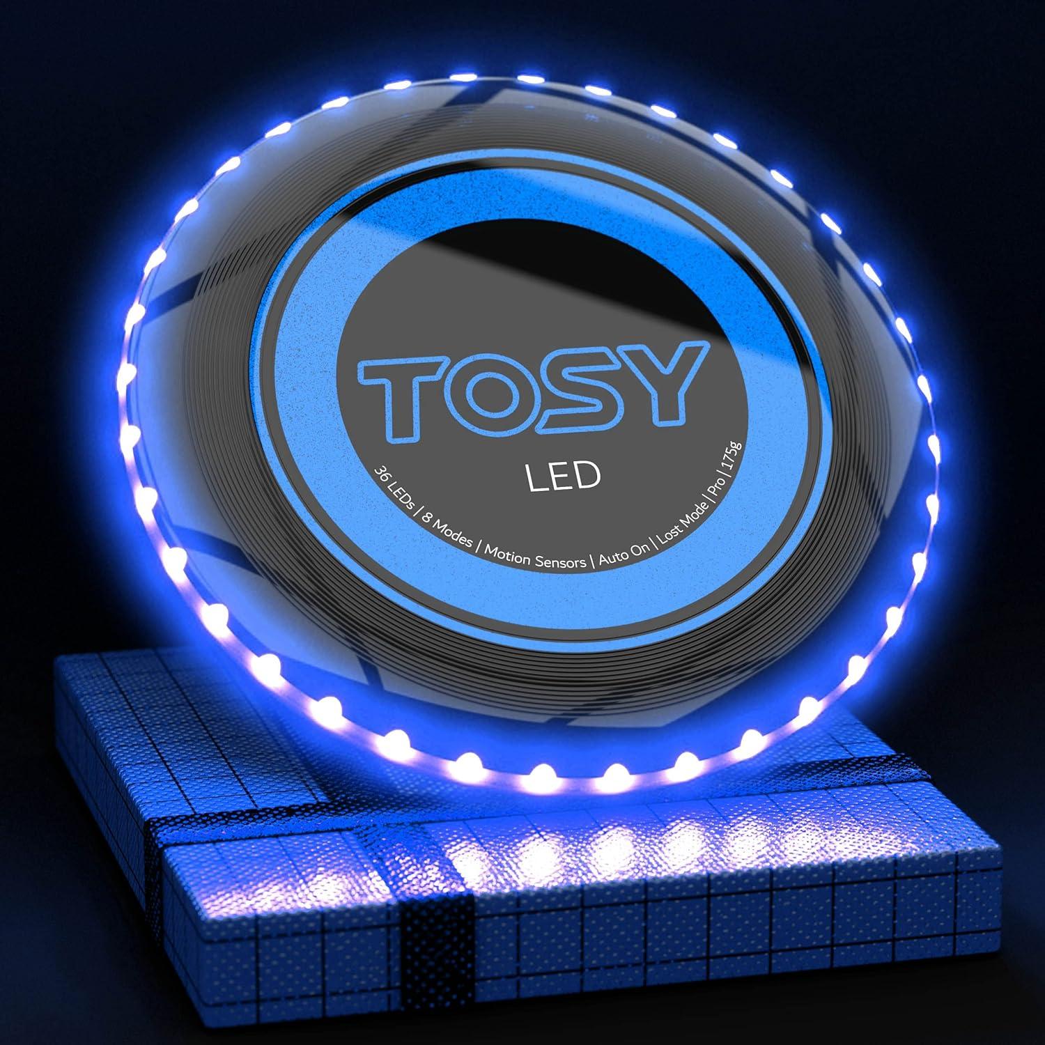 TOSY Ultimate Disc LED 36 Super Bright Rechargeable Flying Disc