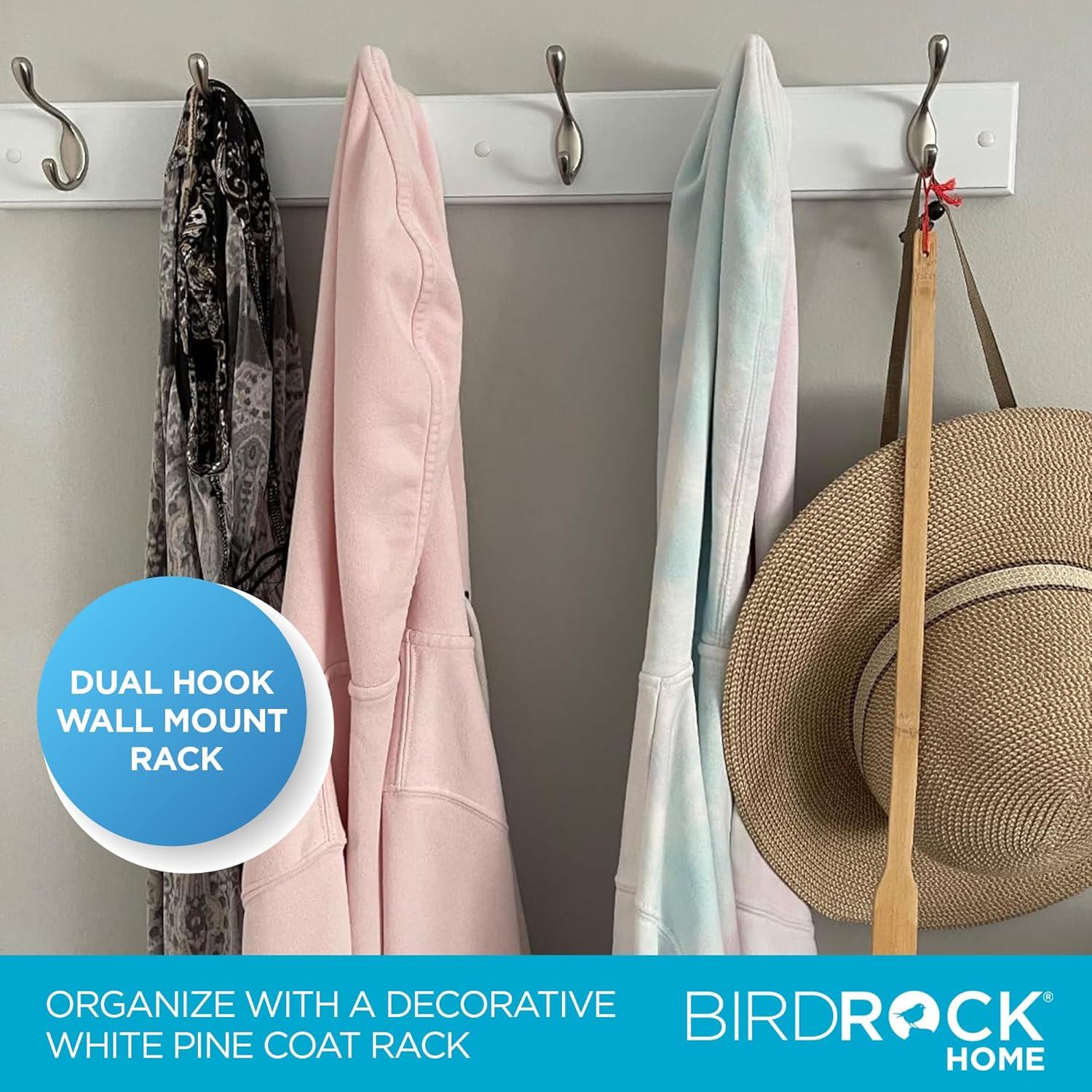 Wall 6 - Hook Wall Mounted Coat Rack
