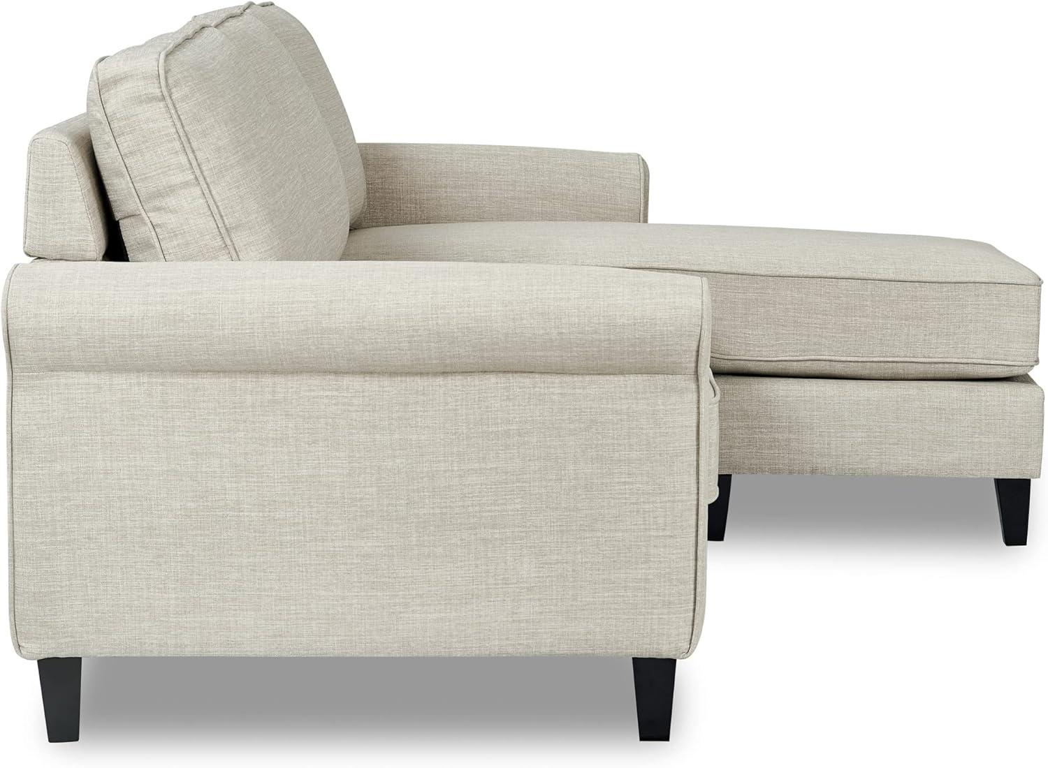 Serta Harmon Upholstered Reversible Sectional Sofa and Chaise