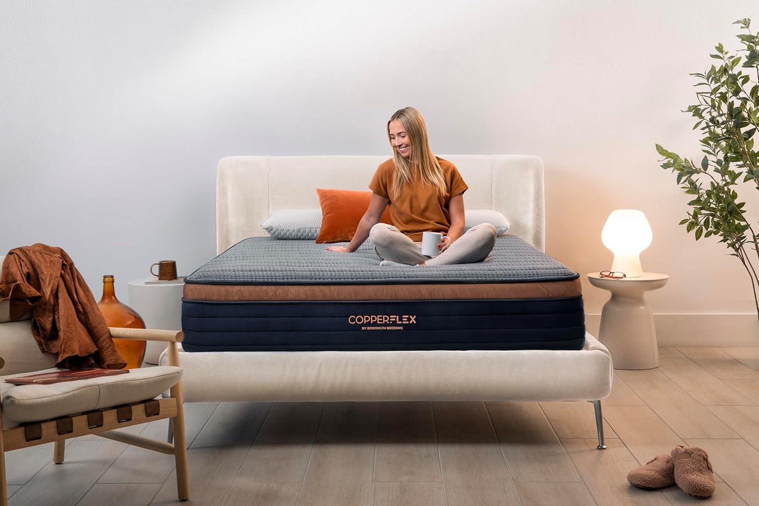Brooklyn Bedding CopperFlex 12" Foam Mattress with Zoned Foam, King
