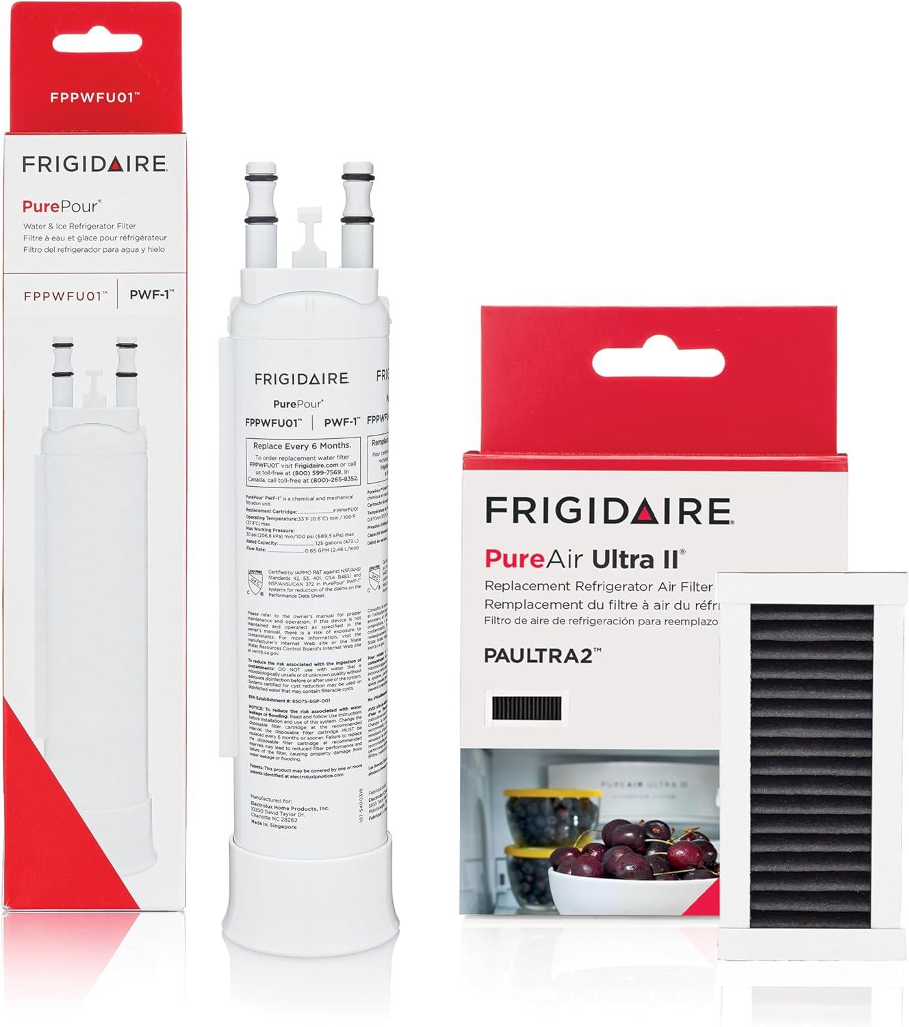 Frigidaire PurePour PWF-1 and PureAir Ultra II Water and Air Filter Combo