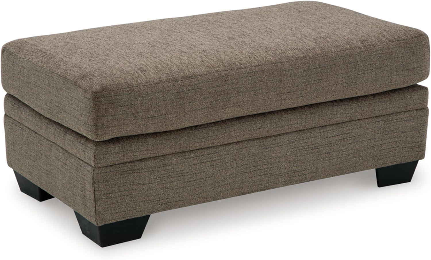 Signature Design by Ashley Stonemeade Upholstered Ottoman, Nutmeg Brown