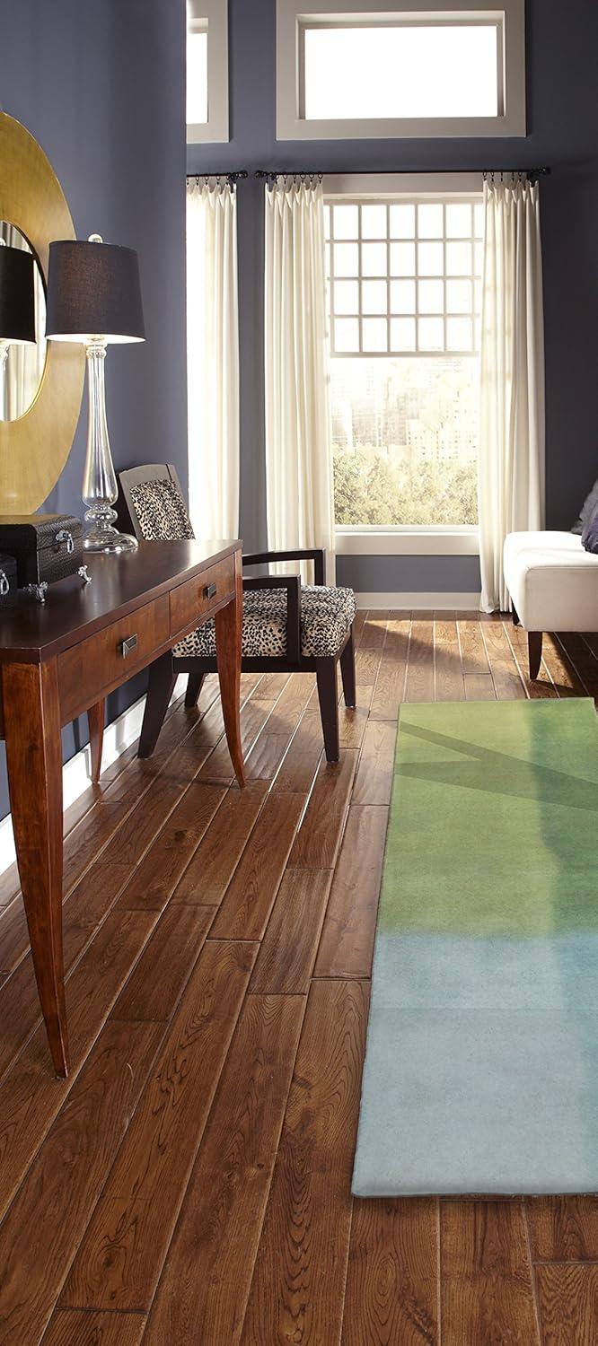 Liora Manne Piazza Watercolors Indoor Rug Sea Breeze 3'6" x 5'6"