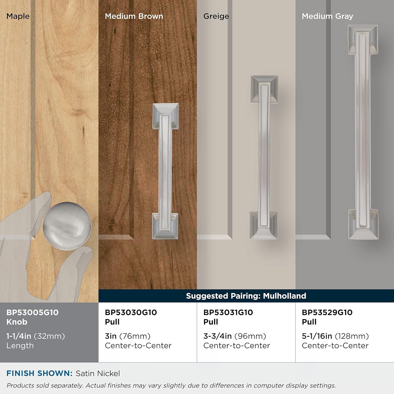 Allison 1 1/4" Diameter Mushroom Knob Multipack
