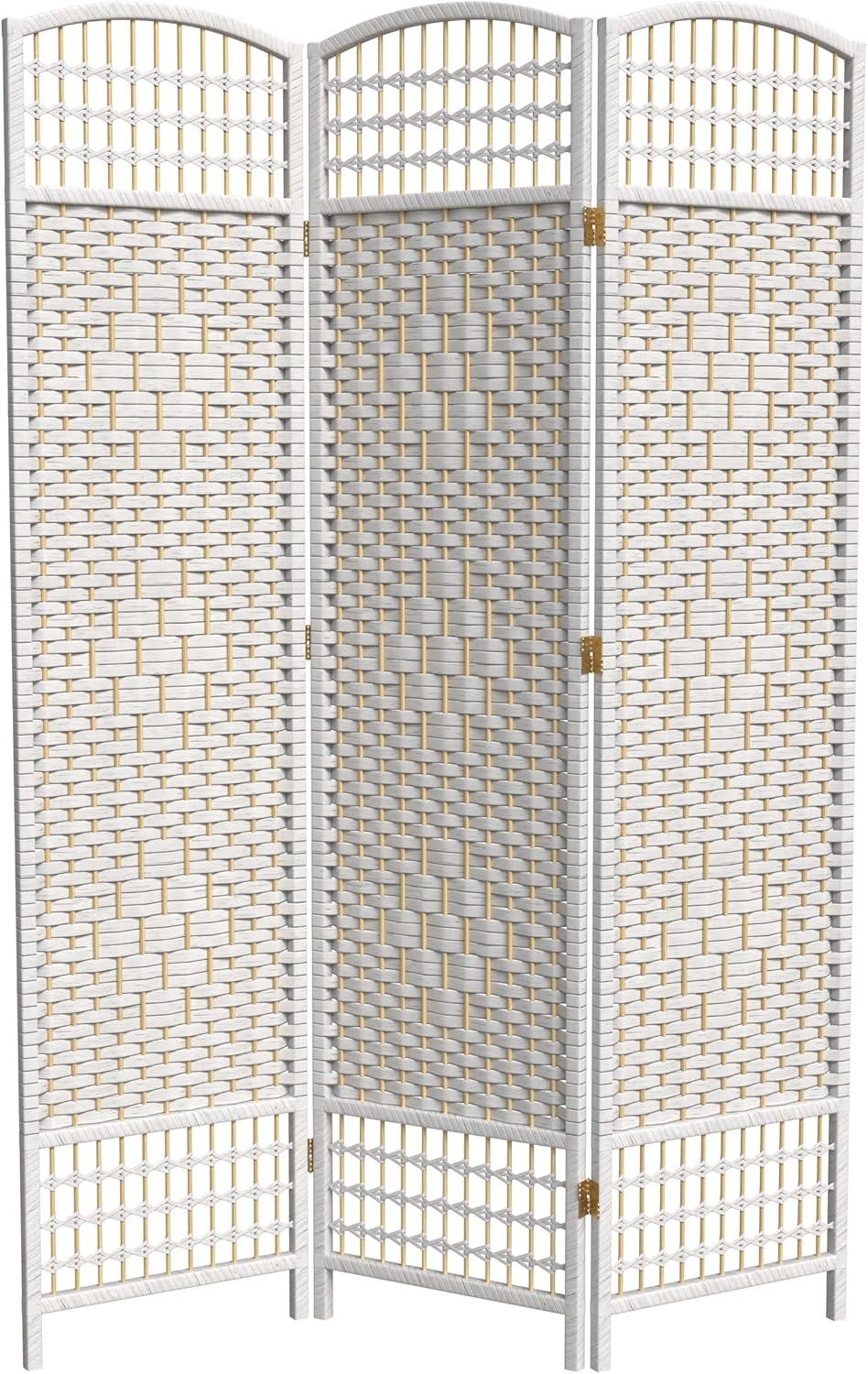 5 1/2 ft. Tall Fiber Weave Room Divider - (3 Panels)