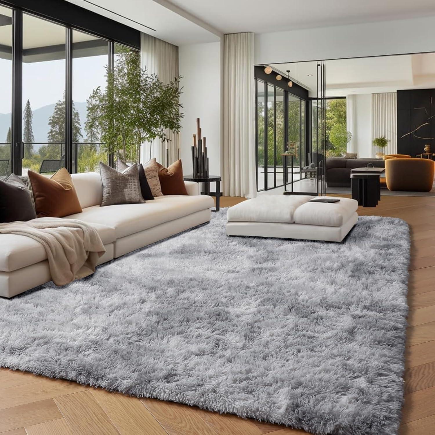 nuLOOM Cloud Shag Accent Rug, 3x5, Gray