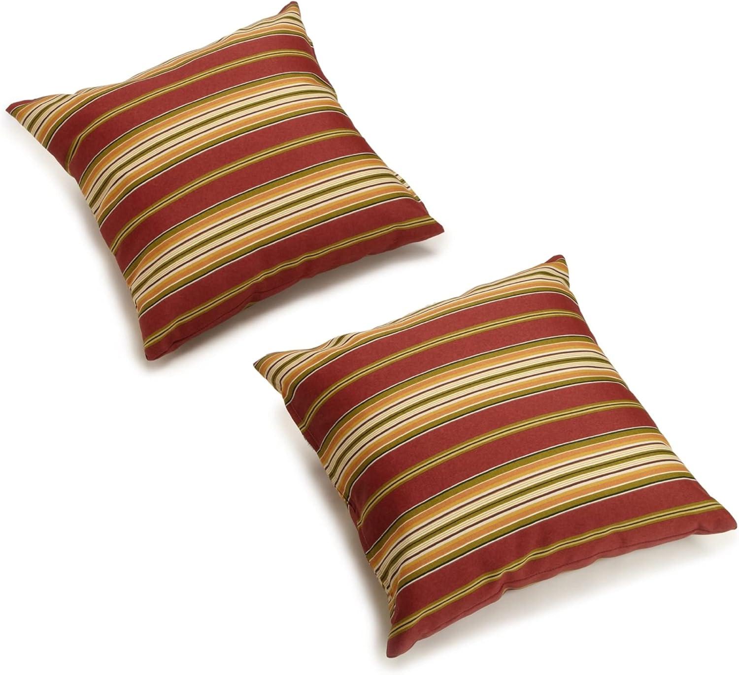 Indoor/Outdoor Reversible Throw Pillow