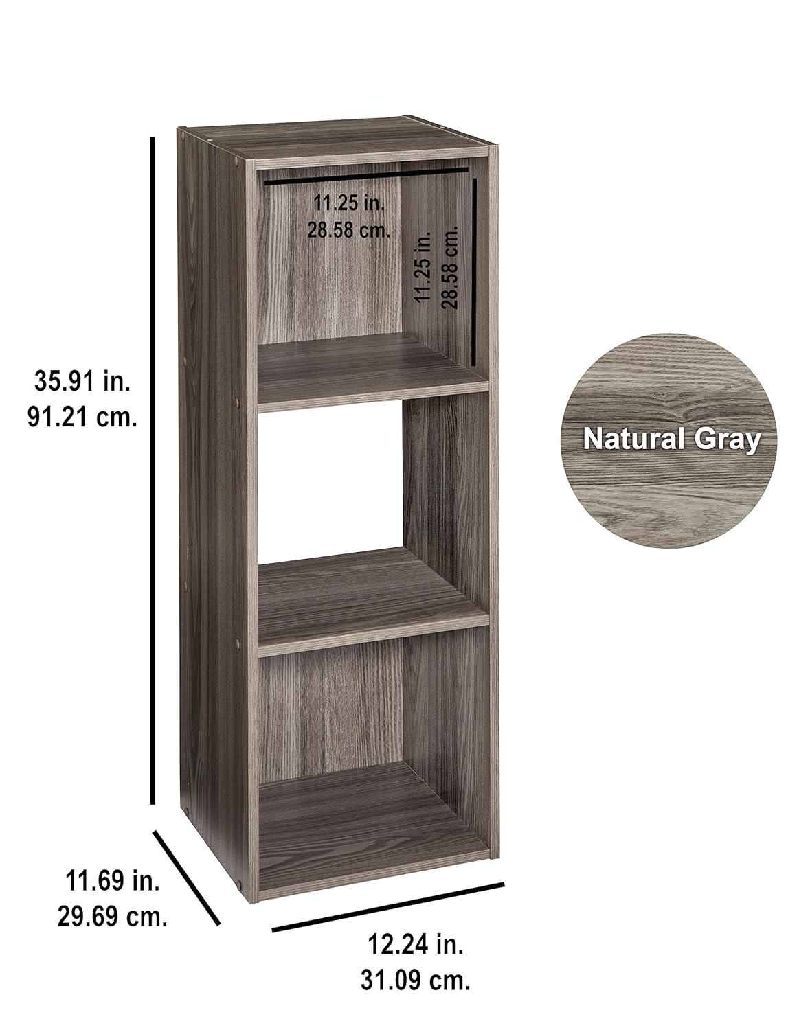 ClosetMaid Cubeicals 35.91'' H x 12.24'' W 3-Cube Bookcase