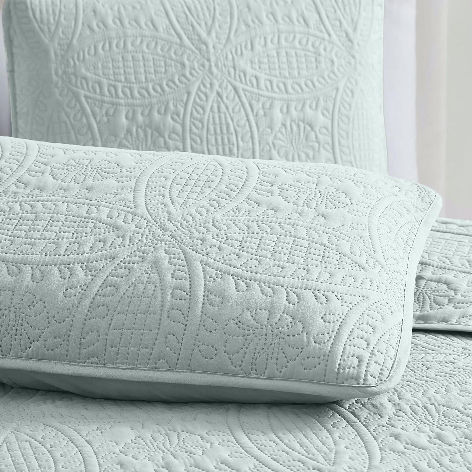 Mellanni Ultrasonic Quilted Coverlet Set