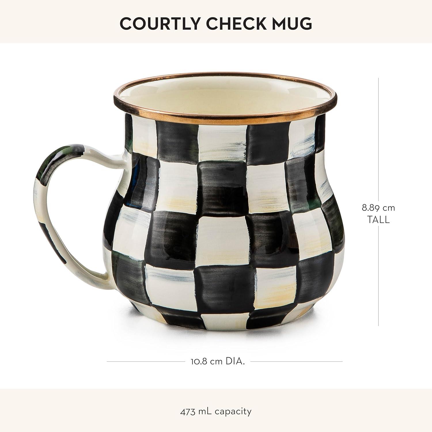 MacKenzie-Childs Check Mugs (Set of 4)