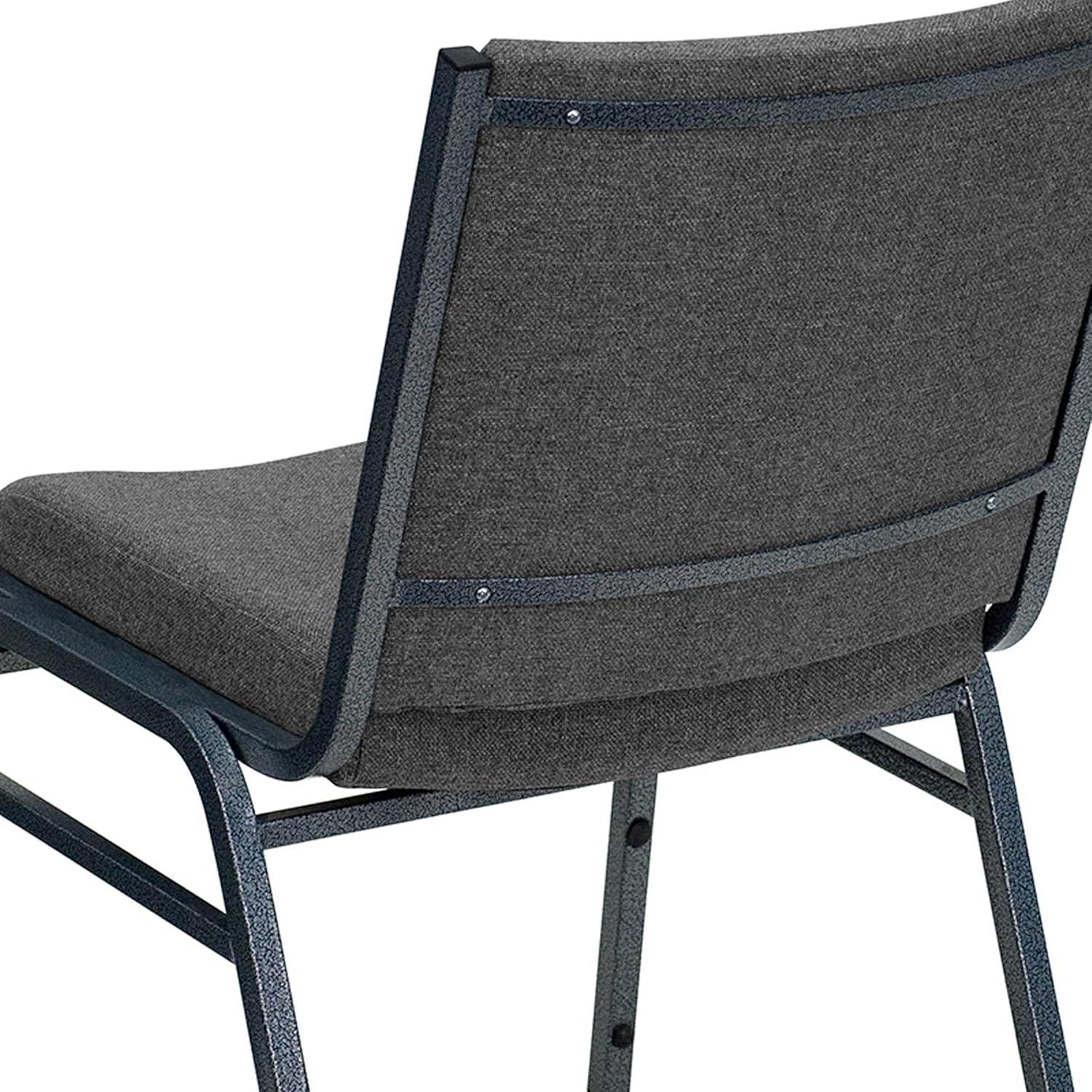 Flash Furniture HERCULES Series Heavy Duty Gray Fabric Stack Chair