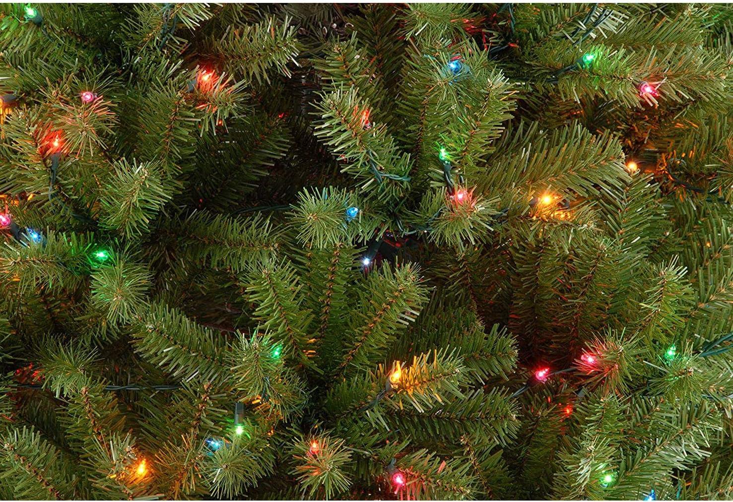 Prelit North Valley Spruce Artificial Christmas Tree Multicolor Lights - National Tree Company