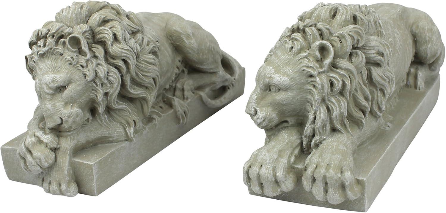 2 Piece Lions from the Vatican Figurines