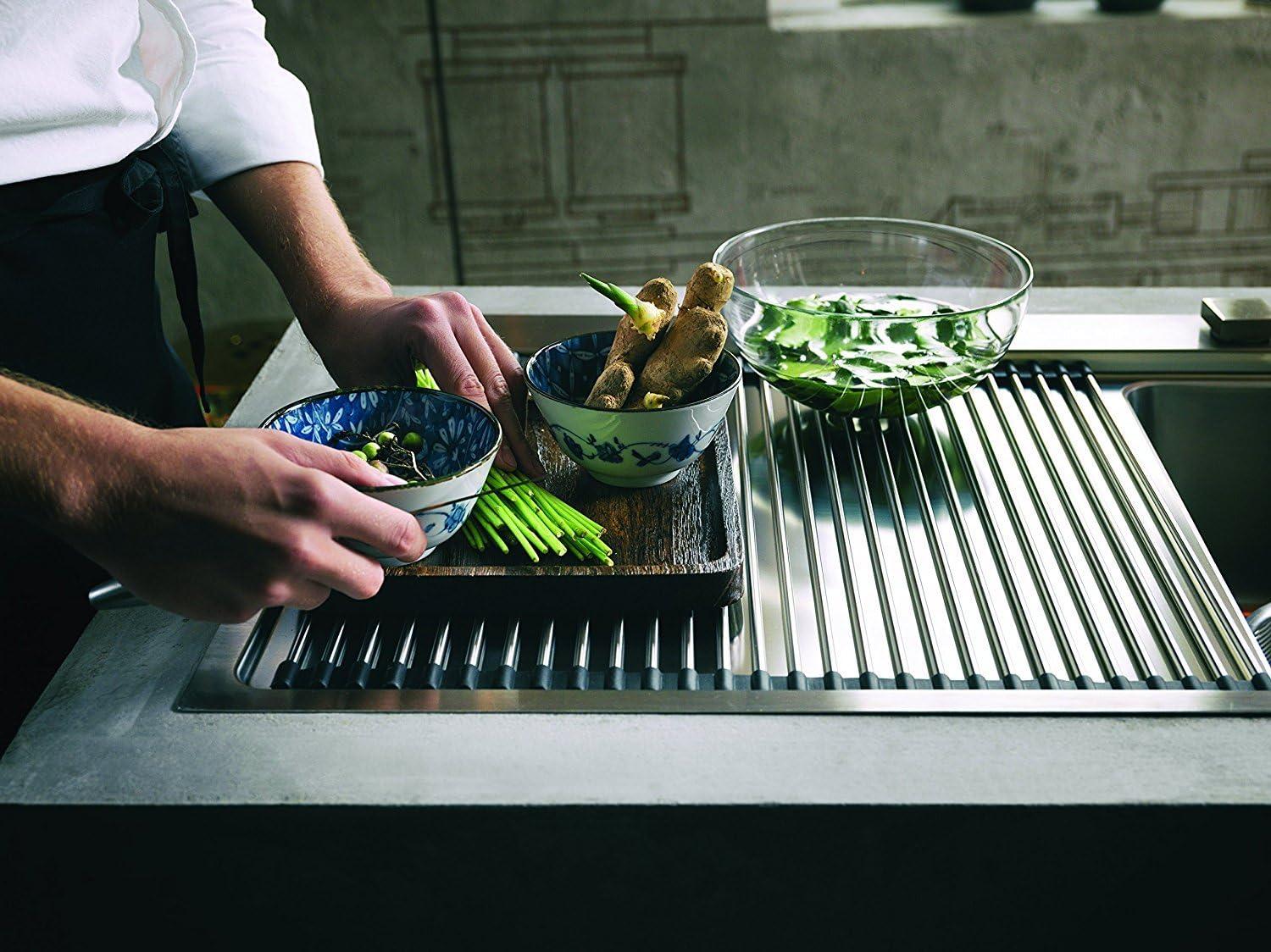 Universal Stainless Steel Foldable Basin Rack