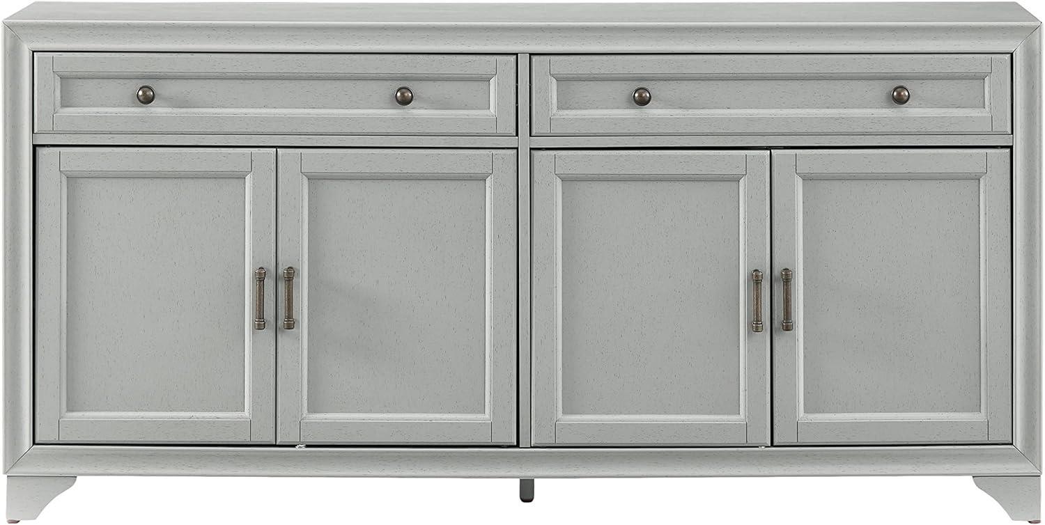 Tara Distressed Gray 61'' MDF Wood Sideboard