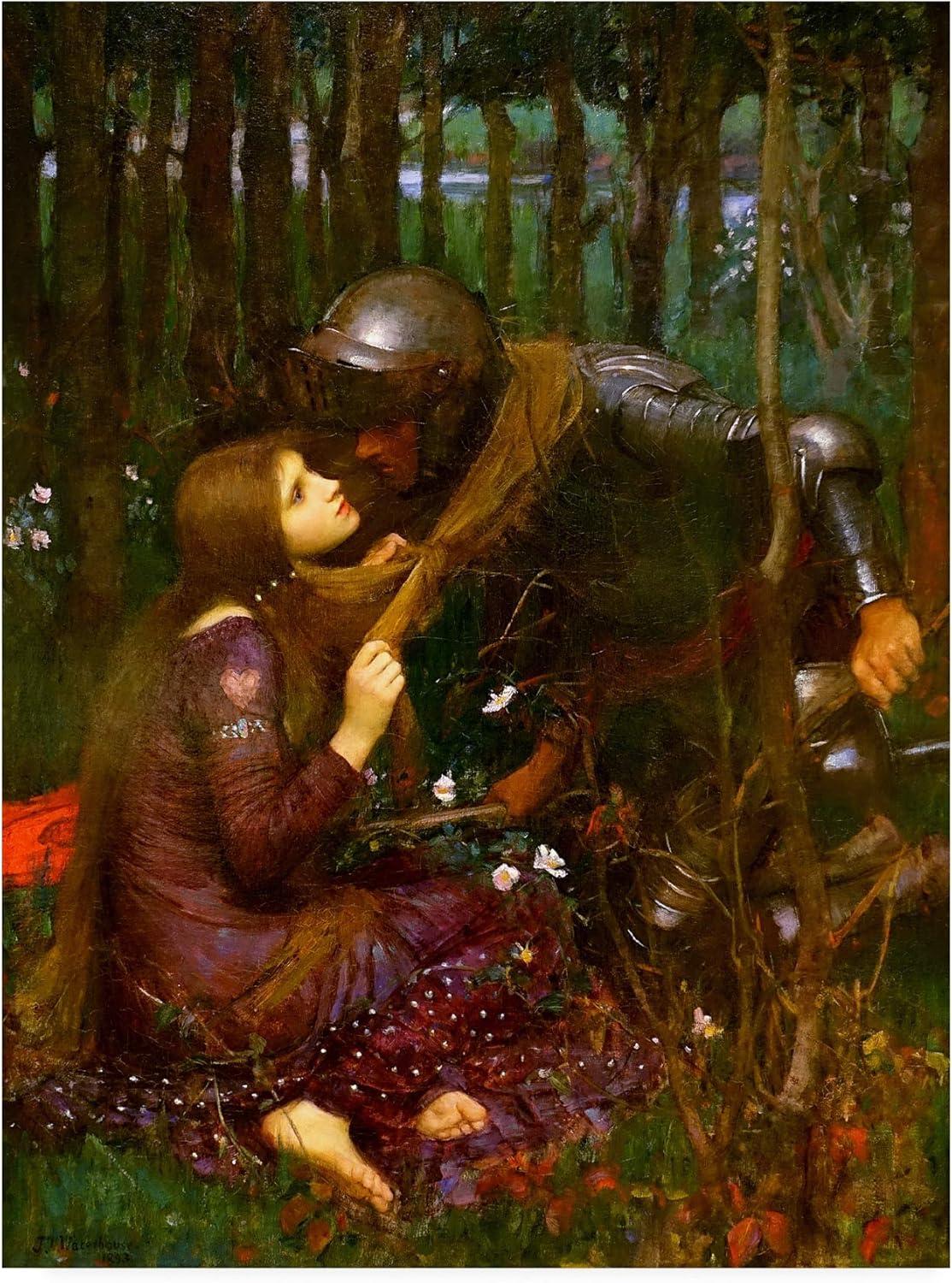 Trademark Fine Art 'The Beautiful Lady without Pity, 1893' Canvas Art by John William Waterhouse