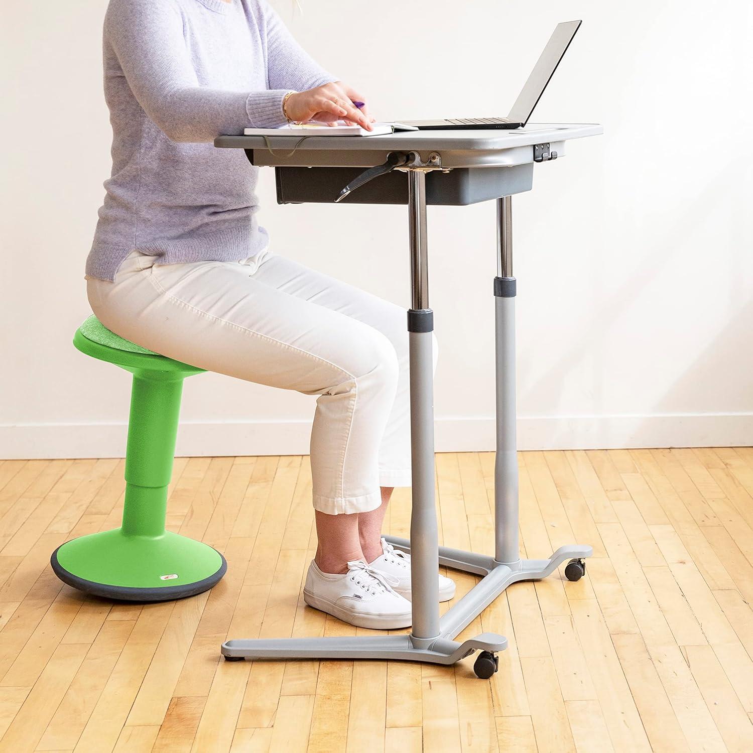 ECR4Kids SitWell Wobble Stool, Adjustable Height, Active Seating