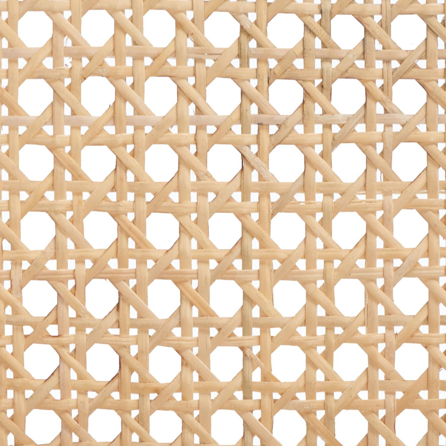 Silus Backless Cane Counter Stool - Black/Natural - Safavieh