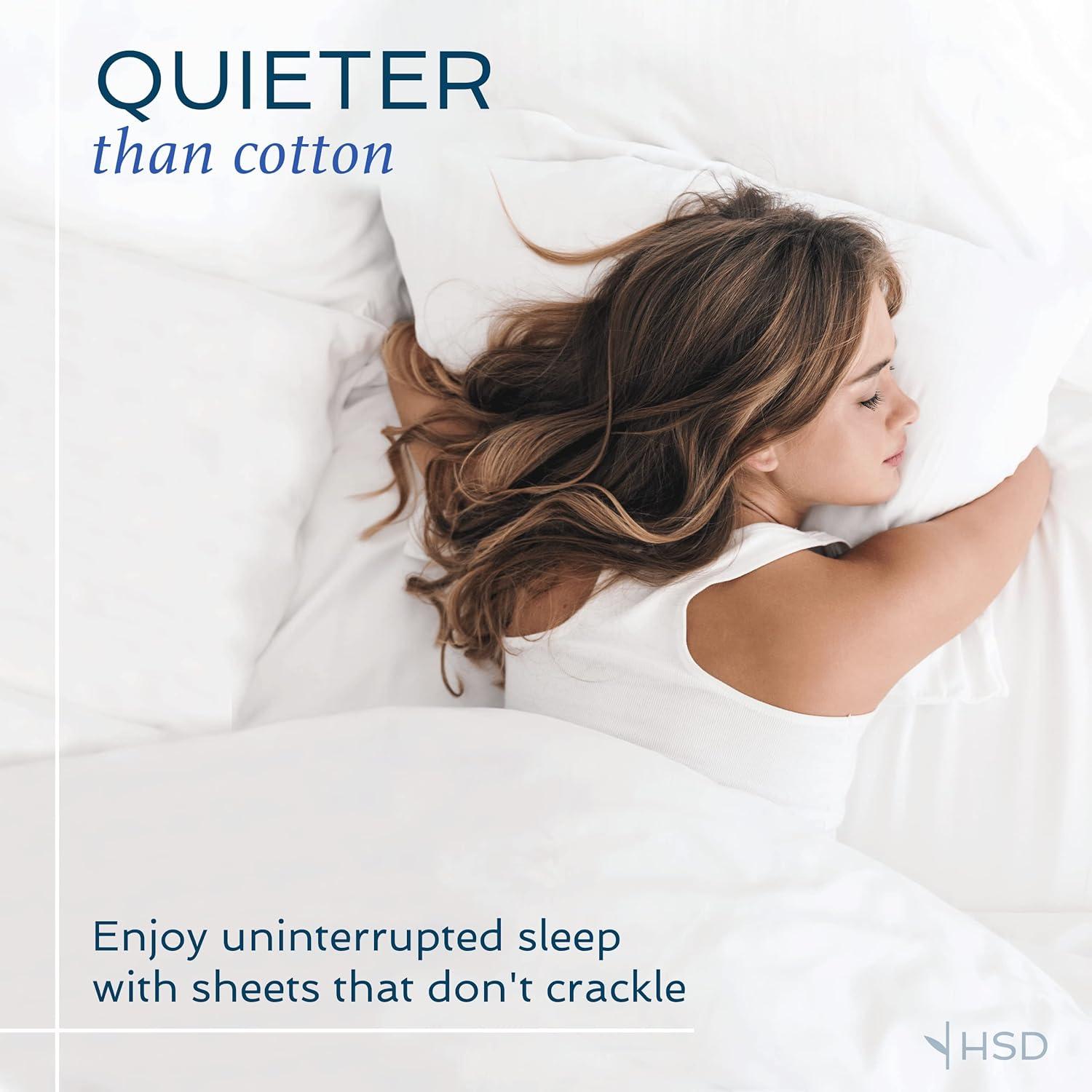 Hotel Sheets Direct 3 Piece King Duvet Cover Set, 100% Viscose Derived from Bamboo Comforter Cover with 2 Pillow Shams, Moisture-Wicking, Silky Soft Texture, Cooling, Breathable, Easy Care, Dark Gray