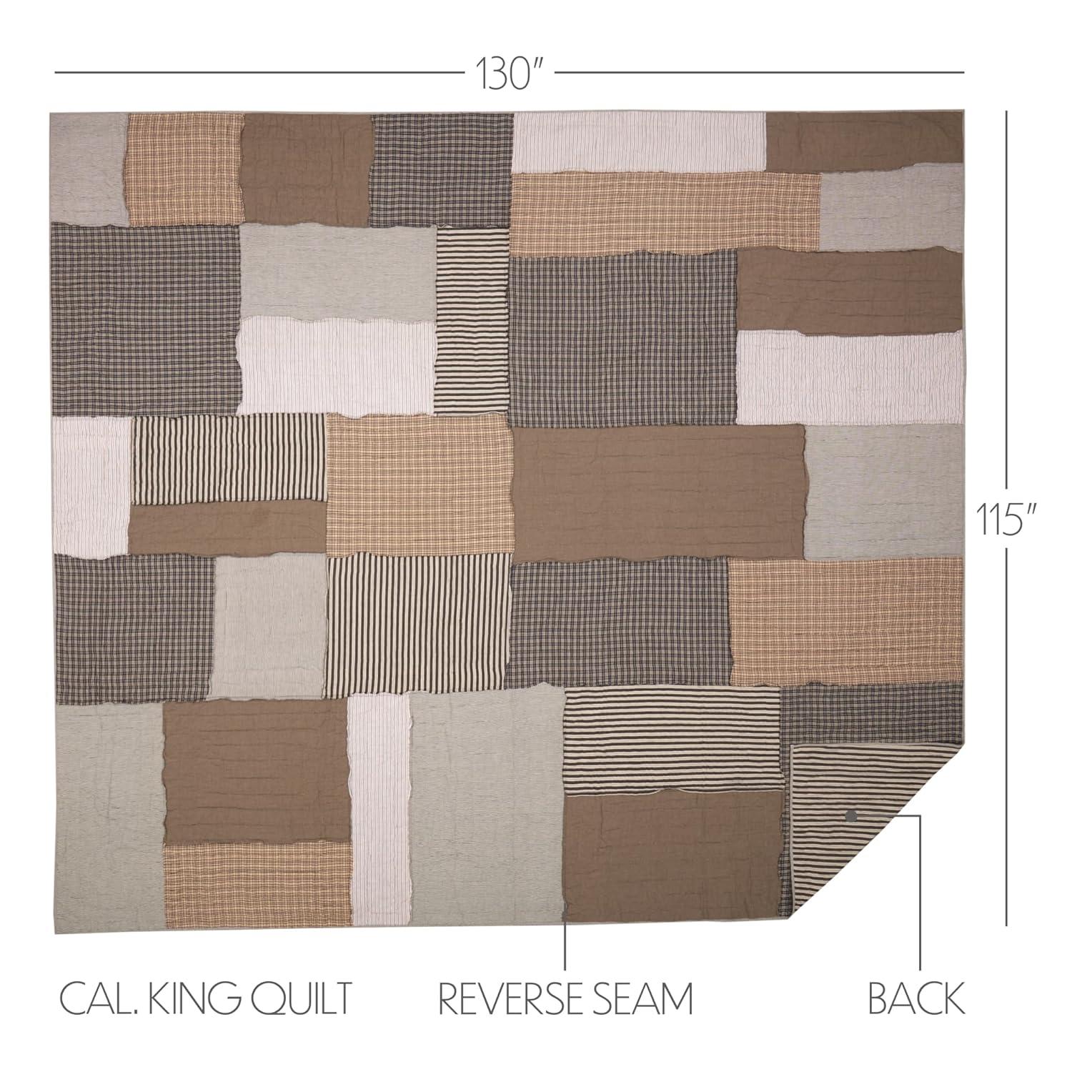 VHC Brands Ashmont Farmhouse / Country Cotton Patchwork Quilt