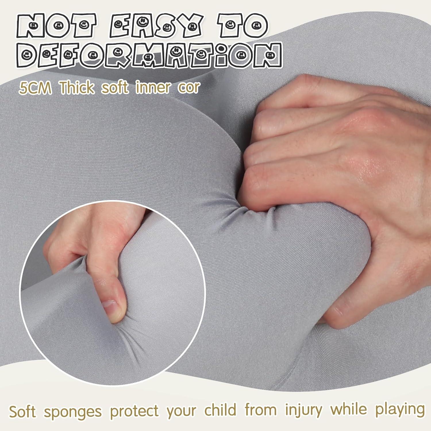 Foam Ball Pit for Kid, Kids Soft Ball Pit,Kiddie Balls PoolIdeal Gift Toys for Children, 47 Inch