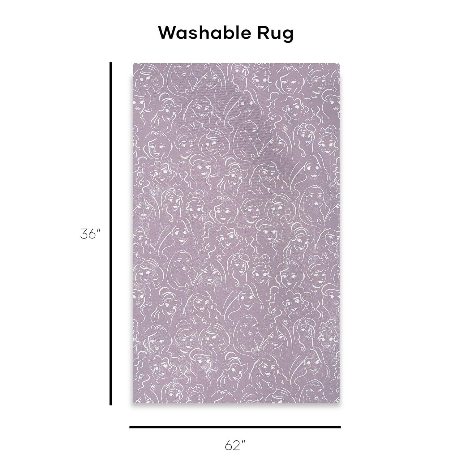 Disney Princesses The Princesses Washable Rug 32X62 Inches