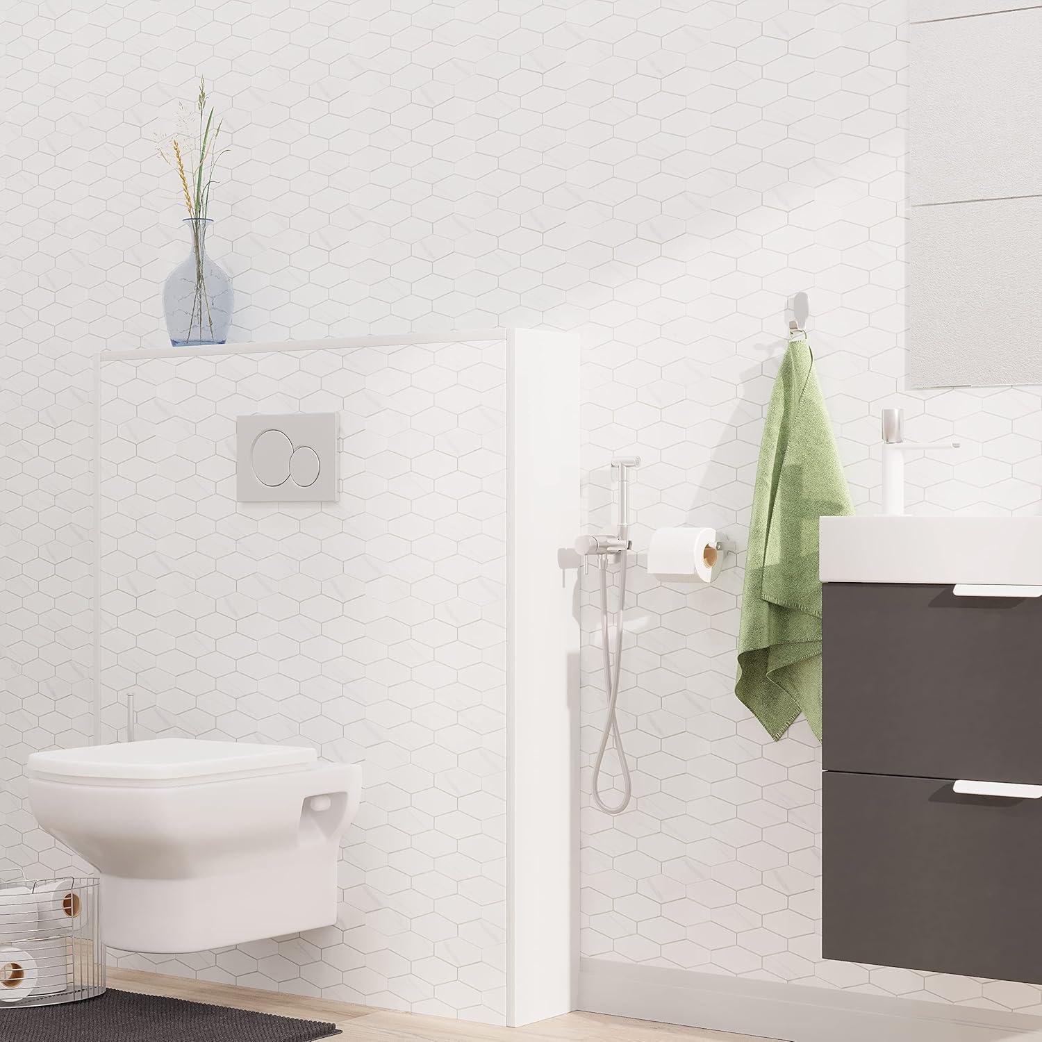 Avant Decor 4'' W x 2'' L Engineered Stone Peel and Stick Mosaic Tile