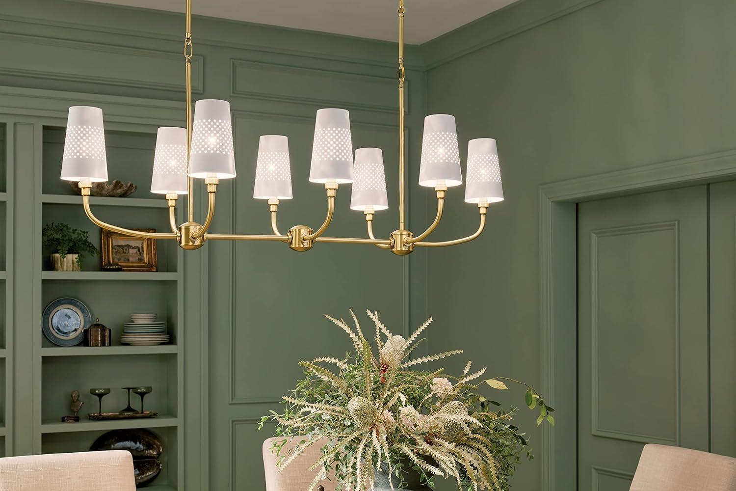 Kichler Lighting Adeena 8 - Light Chandelier in  Brushed Natural Brass