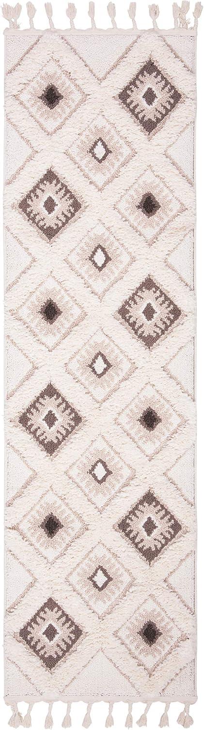 Moroccan Tassel Shag MTS601 Power Loomed Indoor Rug - Safavieh