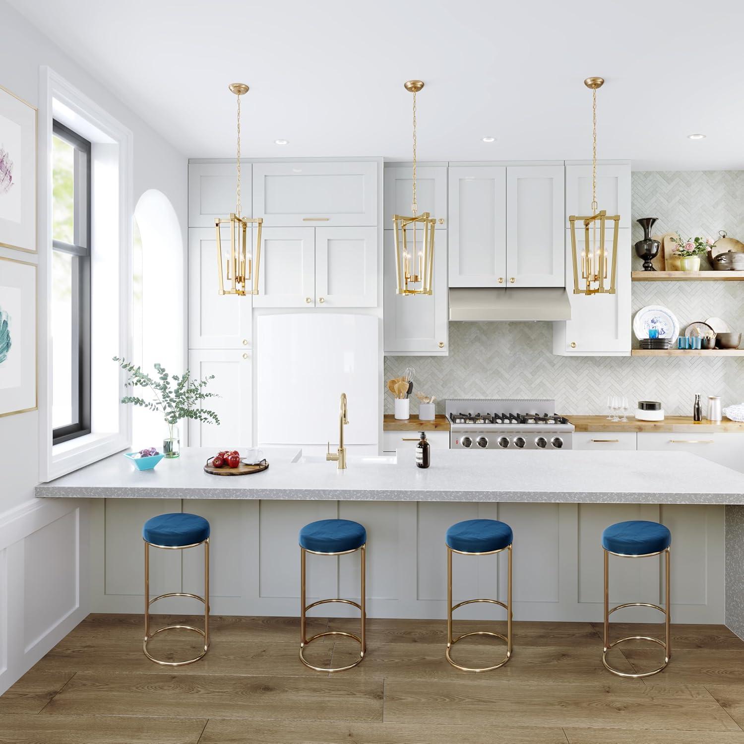 Millennium Lighting 5 - Light Pendant in  Modern Gold
