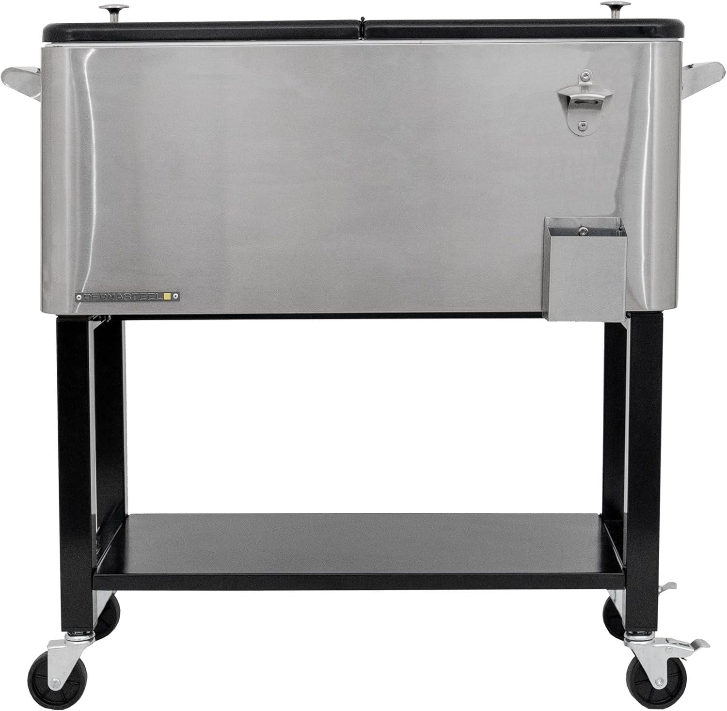 Permasteel 80-Qt Outdoor Patio Cooler with Removable Basin