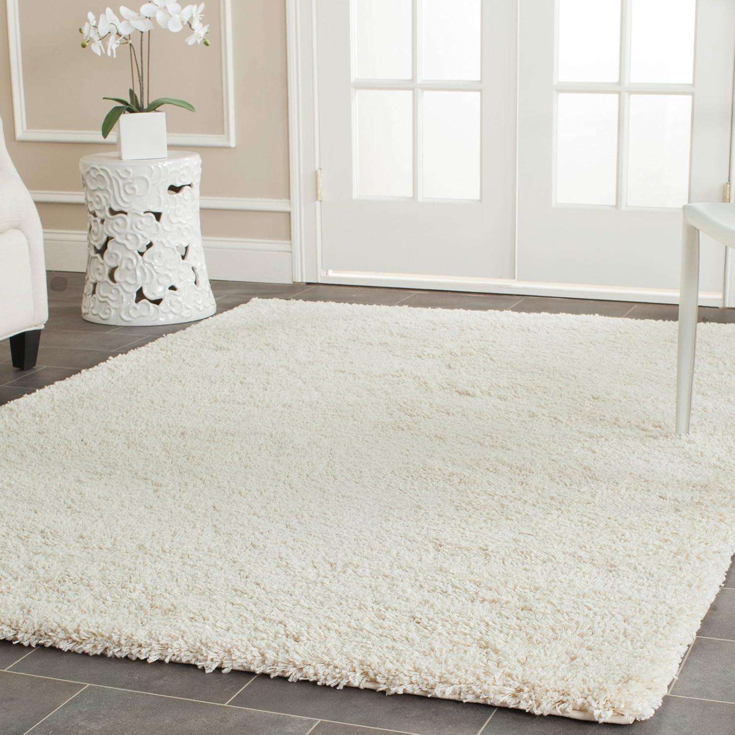 Shag SG151 Power Loomed Area Rug - Purple - 6'7"x6'7" - Safavieh.