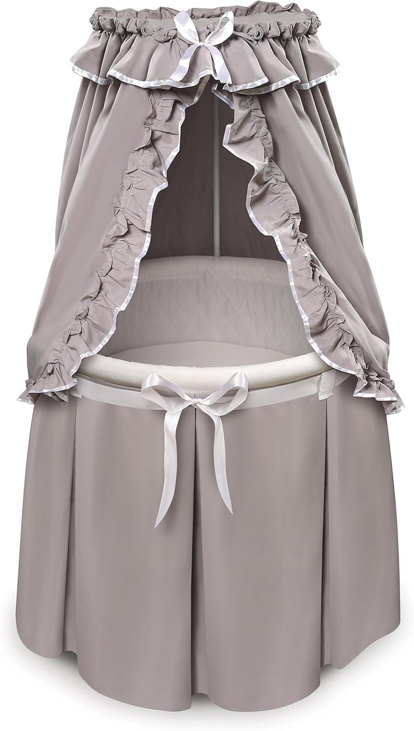 Harriet Bee Deford Bassinet with Bedding with Mattress and Stand
