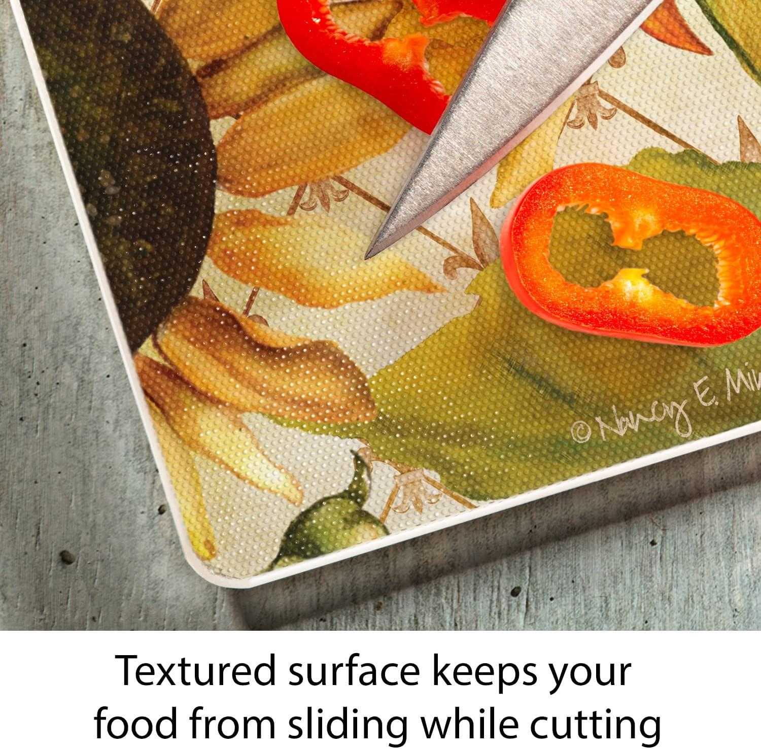 CounterArt Glass Sunflowers in Bloom Cutting Board