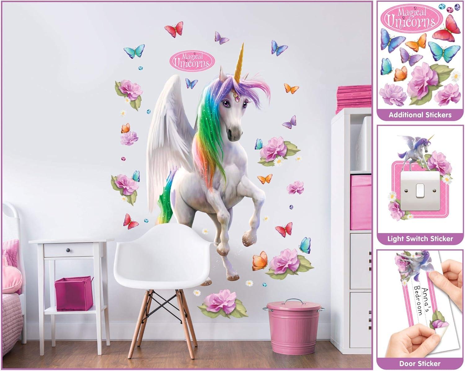 WallPops! Magical Unicorn Peel & Stick Border