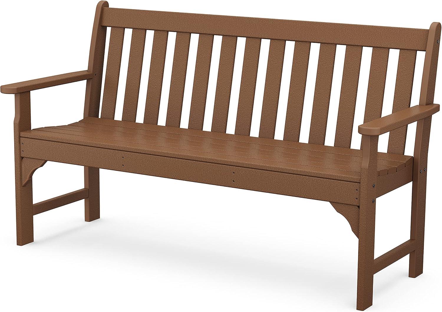 Elegant Teak 60" Vineyard Outdoor Bench