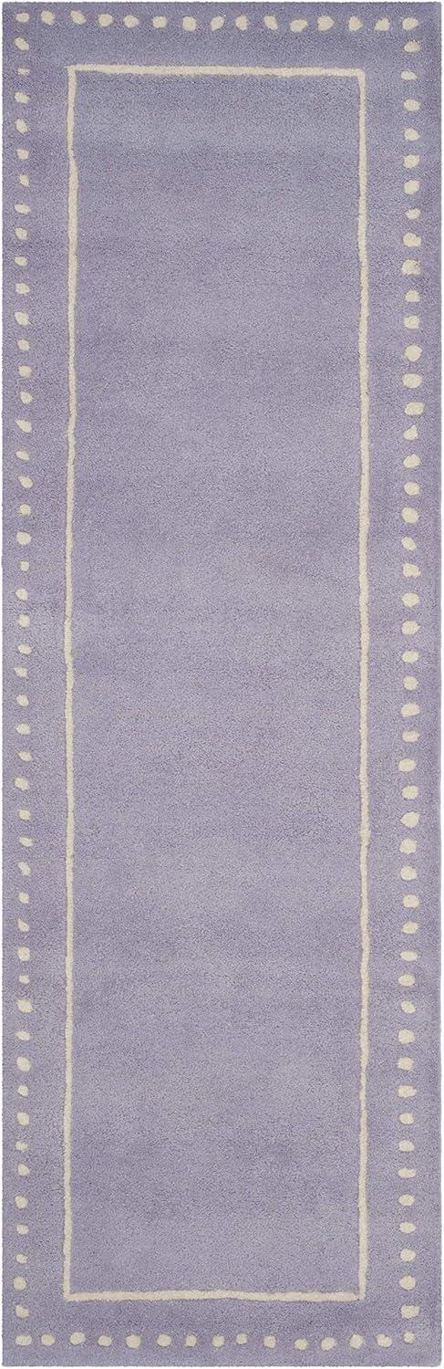 Bella BEL151 Hand Tufted Runner Rug - Lavander/Ivory - 2'3"x11' - Safavieh.