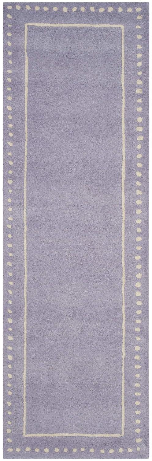 Bella BEL151 Hand Tufted Runner Rug - Lavander/Ivory - 2'3"x11' - Safavieh.