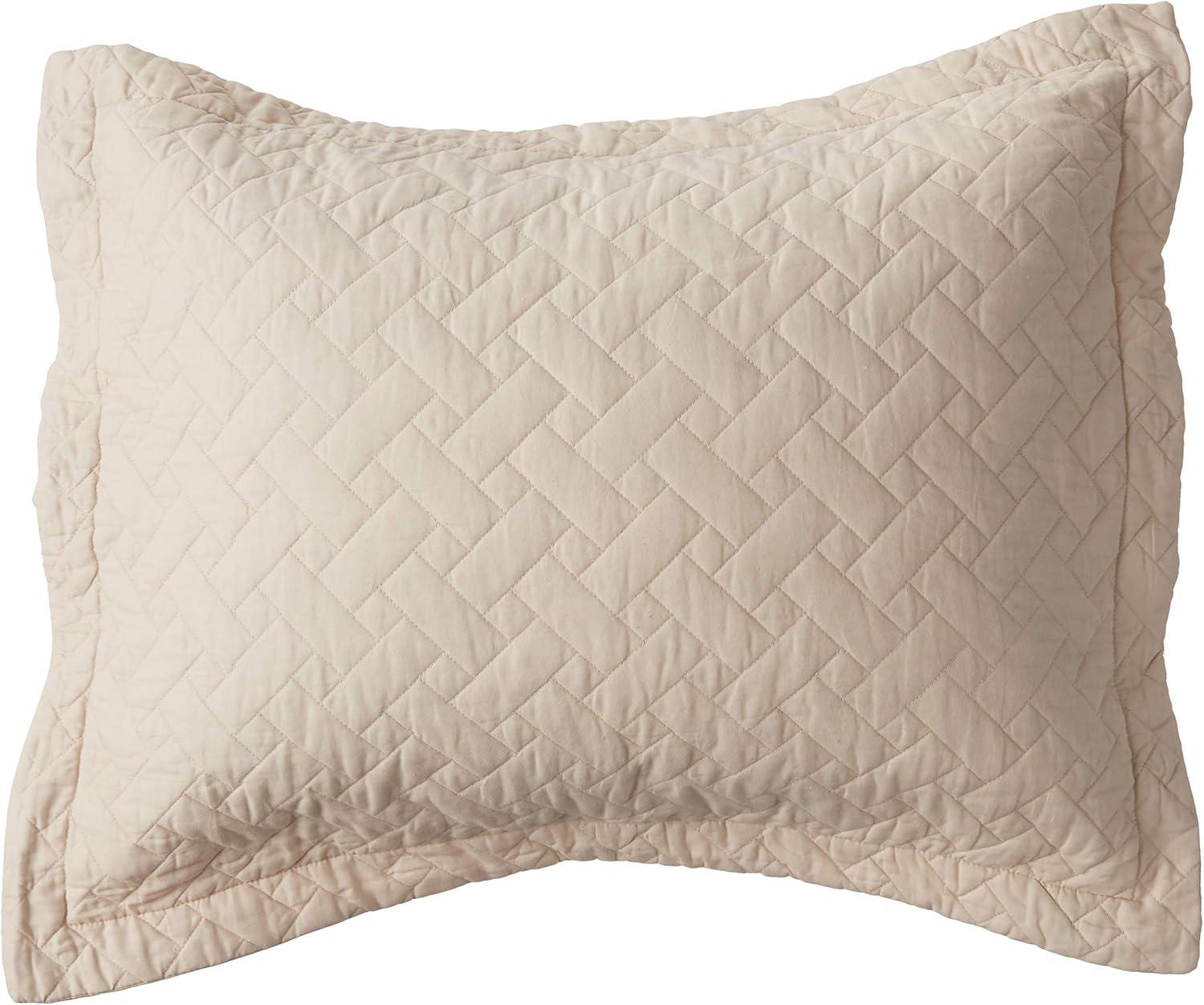 Tommy Bahama Raffia Solid Cotton Reversible Quilt Set