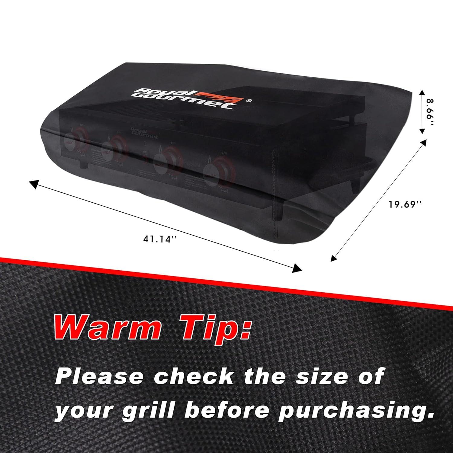 Royal Gourmet CR4002T 40-inch Premium Oxford Griddle Cover, BBQ Cover for Weather Protection