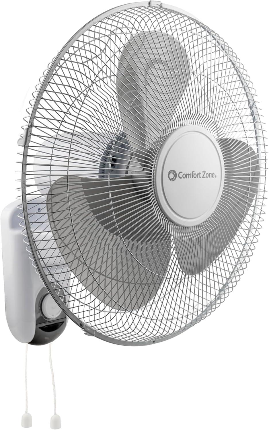 Comfort Zone 16" Wall Mount Fan