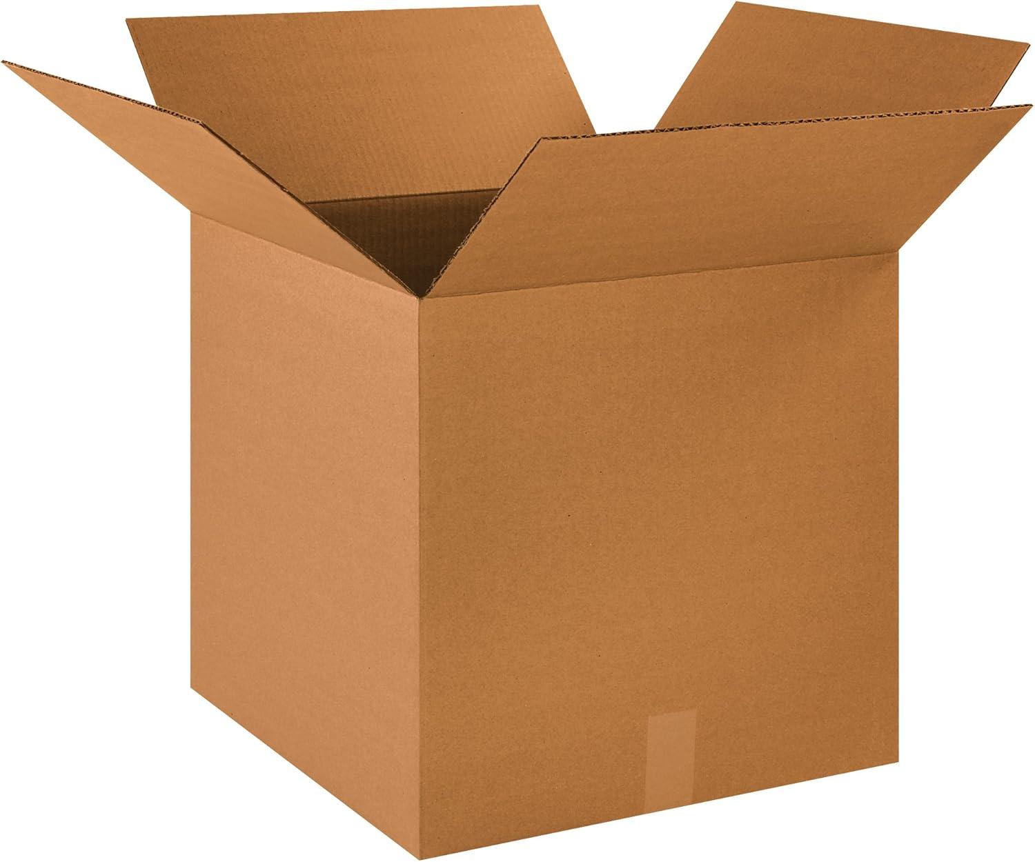 Kraft Corrugated 18" Cube Shipping Boxes, Pack of 20