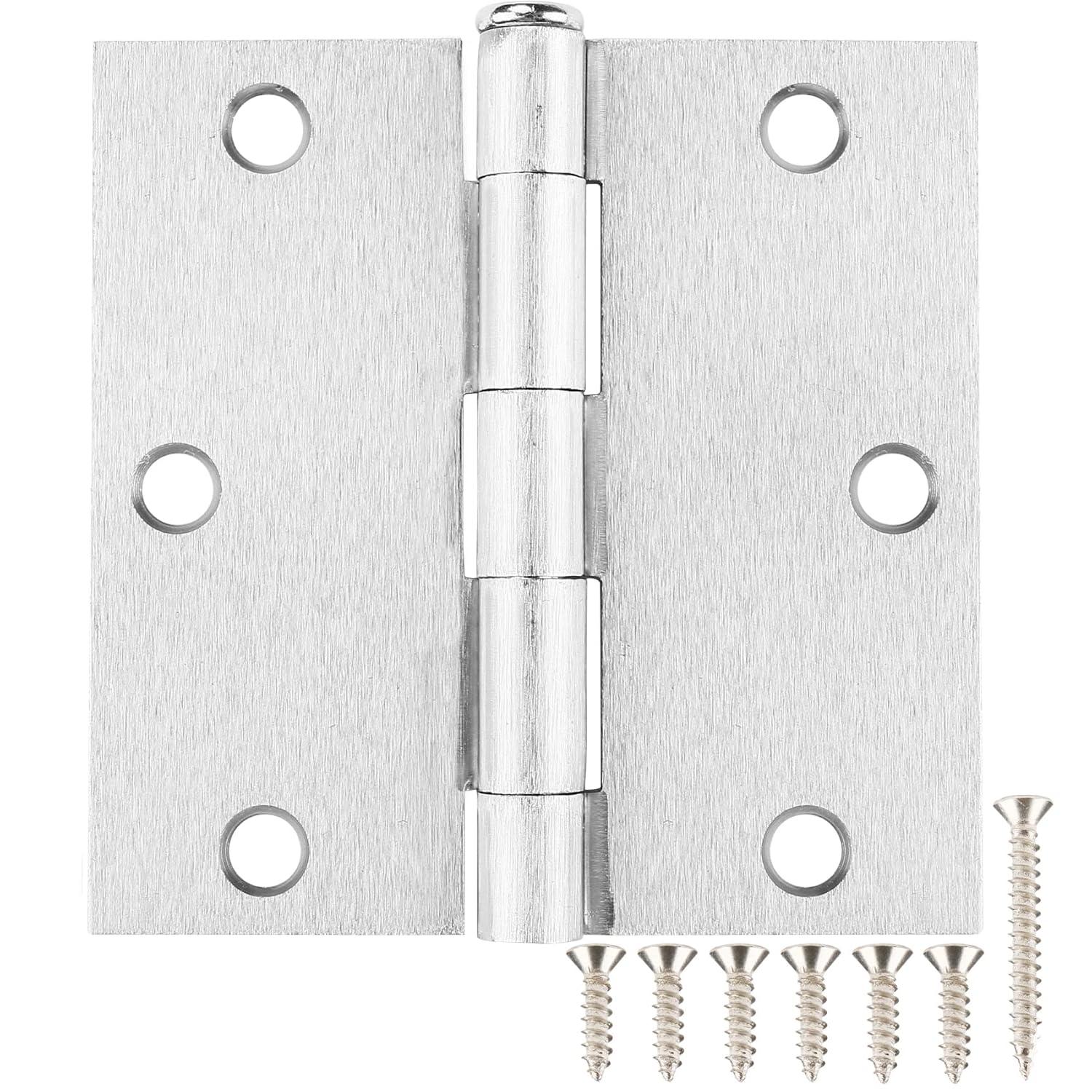 Design House 3.5" H x 3.5" W Butt Bearing Door Hinges (Set of 3)