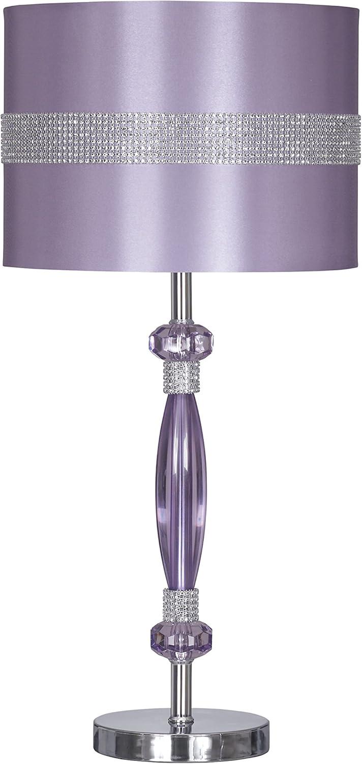 Signature Design by Ashley Nyssa Table Lamp Purple/Silver