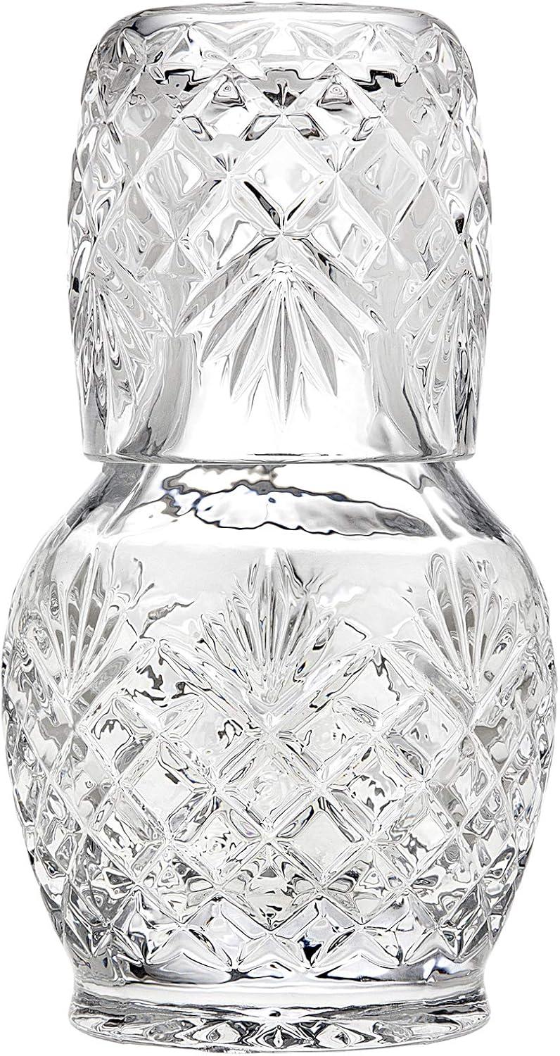 Shannon Crystal Night Water Carafe with Tumbler Glass