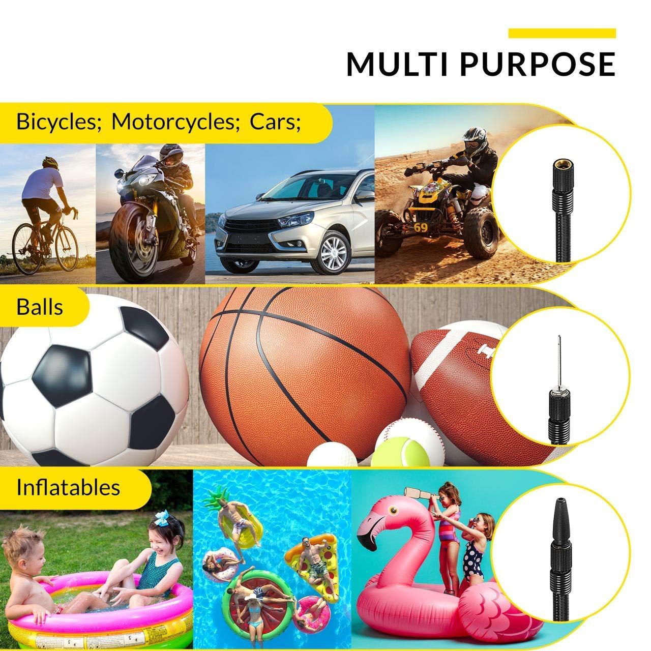 Kensun Air Compressor for Tires - Portable Tire Inflator Air Pump for Car - Electric Tire Compressor for Home and Car - Air Compressor Tire Pump - Air Pump for Cars, BIkes, And Inflatables