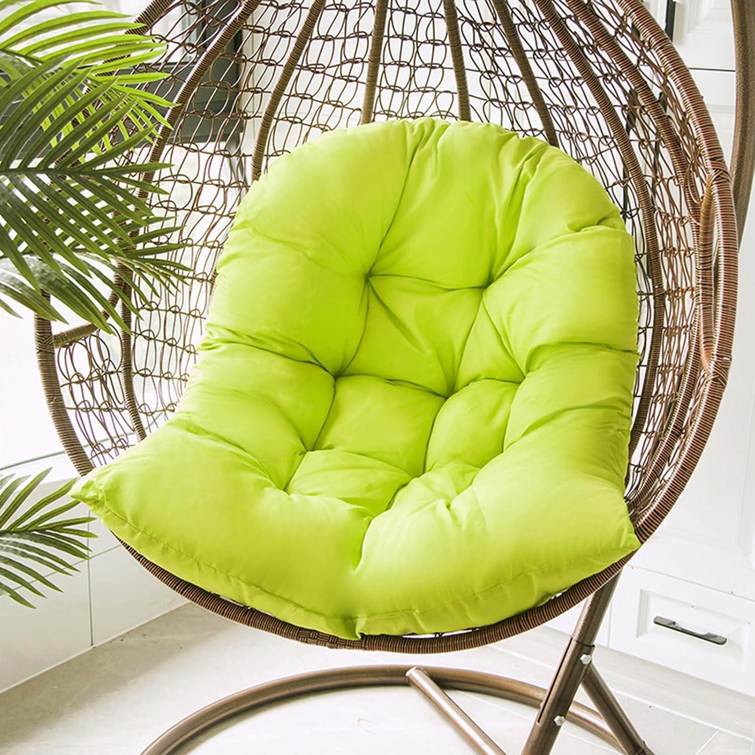 Thickened Hammock Swing Chair Cushion, Hanging Basket Seat Cushion Pillow, Soft Hanging Egg Chair Back Cushions Pads, for Indoor and Outdoor Garden Offices - Thickened Version