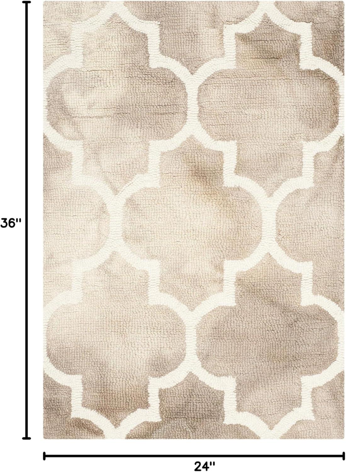 Dip Dye DDY535 Hand Tufted Accent Rug - Beige/Ivory - 2'x3' - Safavieh.