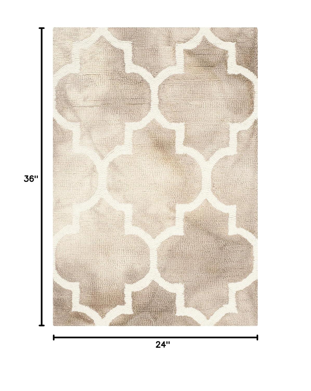 Dip Dye DDY535 Hand Tufted Accent Rug - Beige/Ivory - 2'x3' - Safavieh.